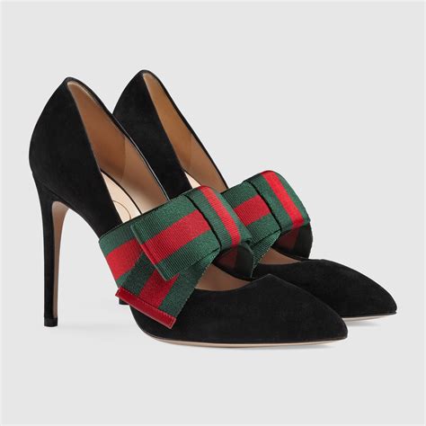 gucci web bow heels|where to buy gucci.